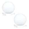 exclusivement disponibles Lumisky 2 Boules Lumineuses Solaires Polyéthylène Blanc ∅30cm 22