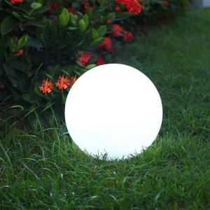 exclusivement disponibles Lumisky 2 Boules Lumineuses Solaires Polyéthylène Blanc ∅30cm 12