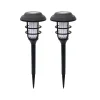 en solde LUMI JARDIN 2 Torches Effet Flamme Plastique Noir H43CM 16