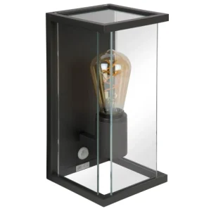 en ligne Lucide Applique D’extérieur Détecteur Métal Et Verre H30cm 14