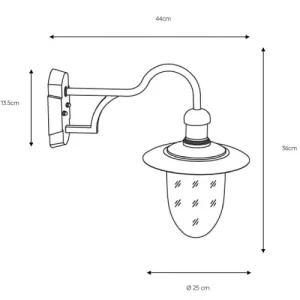 acheter Lucide Applique Extérieur En Métal Rouille 9