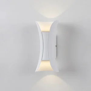 Livraison gratuite Lussiol Lighting Applique Extérieure En Métal Blanc H.15 Cm 10