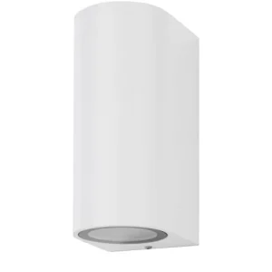 shopping pas cher Lussiol Lighting Applique Extérieure En Métal Blanc H.15 Cm 10