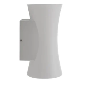 Lussiol Lighting Applique Extérieure En Métal Blanc H.18 Cm à prix d'occasion 16