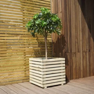 Jardipolys Bac à Fleurs En Bois De Pin Carré L-50cm remise en ligne 11