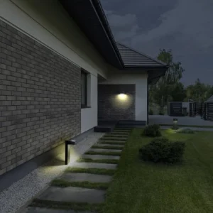 vente à bas prix FORLIGHT Balise De Jardin LED Solaire En Métal Gris Anthracite 50cm 7