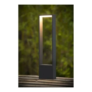 Lampea Borne Extérieure En Aluminium Anthracite 60 Cm Meilleur Prix 10