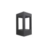 grande marque pas cher Lussiol Lighting Borne Extérieure En Aluminium Noir H.20 Cm 20