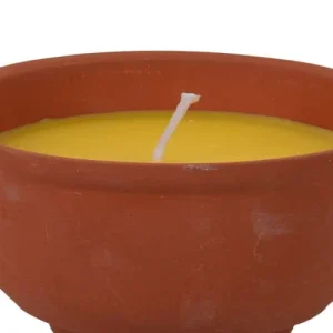 Wadiga Bougie Citronnelle Avec Pot En Terre Cuite – 13x13x6.5cm guranteed de qualité 6