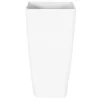 Beliani Cache-pot Blanc Brillant H76 Cm soldes 14