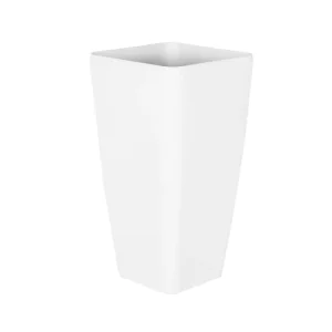 Beliani Cache-pot Blanc Brillant H76 Cm soldes 12