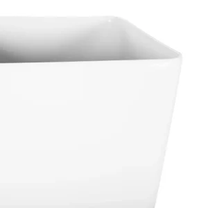 Beliani Cache-pot Blanc Brillant H76 Cm soldes 14