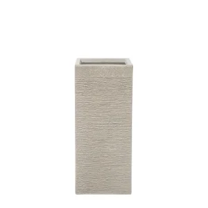 Beliani Cache-pot D’extérieur En Céramique Beige H60 site pas cher 12