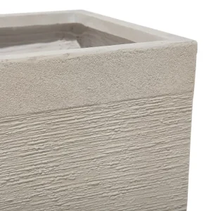 Beliani Cache-pot D’extérieur En Céramique Beige H60 site pas cher 16