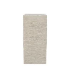 soldes ligne Beliani Cache-pot D’extérieur En Céramique Beige H70 12