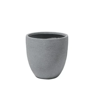 Beliani Cache-pot D’extérieur En Céramique Gris H32 46 53 design à la mode 14