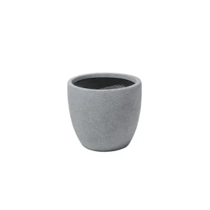 Beliani Cache-pot D’extérieur En Céramique Gris H32 46 53 design à la mode 16