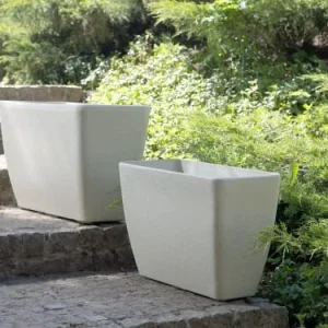 Livraison internationale Beliani Cache-pot D’extérieur En Pierre Beige H45 10