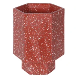 Zago Cache-pot En Terrazzo Noir magasin 16