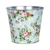 ESSCHERT DESIGN Cache Pot En Zinc Imprimé Roses livraison la plus rapide 7