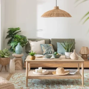 Maisons Du Monde Cache-pot Tressé En Bois De Paulownia Beige dernière tendance 6