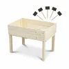 Alice’s Garden Carré Potager Pour Enfants, Sur Pieds En Bois De Pin Canadien – acheter 22