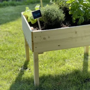 Alice’s Garden Carré Potager Pour Enfants, Sur Pieds En Bois De Pin Canadien – acheter 14