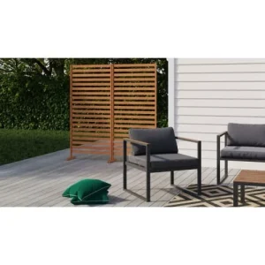 magasin en ligne Beau Rivage Claustra De Jardin En Bois D’acacia Fsc Coloris Naturel 9