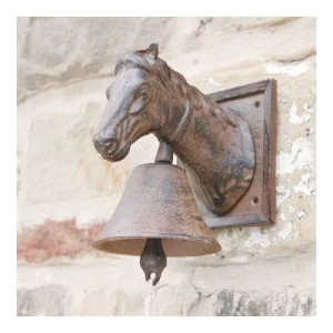 ESSCHERT DESIGN Cloche De Porte En Fonte Cheval à prix d'occasion 6