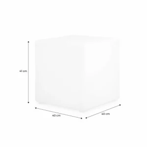 prix de gros Alice’s Garden Cube Décoratif Lumineux LED 40cm 16 Couleurs 18