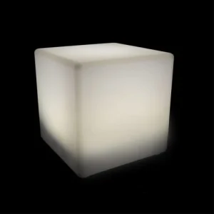 Alice’s Garden Cube Led 40cm – Cube Décoratif Lumineux, 40x40cm, Blanc Chaud a Prix Discount 18