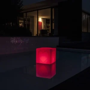 magasin pour Goodnight Light Cube LED Sans Fil Avec Télécommande H43cm 18