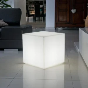 Service Clients Dédié Lumisky Cube Lumineux Filaire Polypropylène Blanc 40CM 7