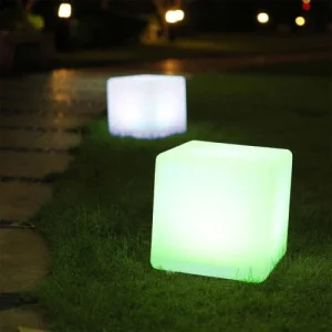 Lumisky Cube Lumineux Sans Fil LED Multicolore Polyéthylène Multicolore H30CM nouvelle saison 10