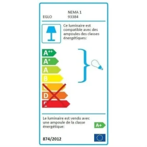 mode pas chere EGLO – Spot D’extérieur à Planter Ampoule Led 3w H18,5cm Noir 6