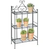 en vente ESSCHERT DESIGN Etagère Pliante à Plantes Arabesques Droite 3 Niveaux 10