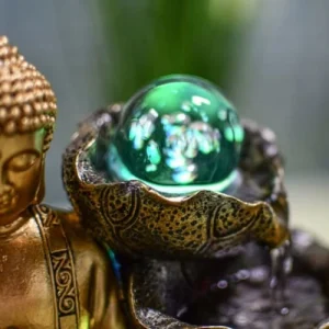 excellents soldes Zen’Light Fontaine D’intérieur Bouddha En Résine Avec éclairage Led – H25 Cm 18