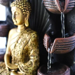 Zen’Light Fontaine D’intérieur Bouddha En Résine Avec éclairage Led – H40 Cm grossiste en ligne 16