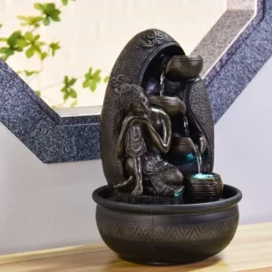 De super promotions disponibles Zen’Light Fontaine D’intérieur Bouddha En Résine Avec éclairage Led – H40 Cm 10