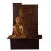 Zen’Light Fontaine D’intérieur Bouddha En Résine Avec éclairage Led – H40cm qualité d’originales 5