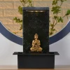 site soldes Zen’Light Fontaine D’intérieur Bouddha En Résine Avec éclairage Led – H42 Cm 22