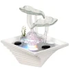 Zen’Light Fontaine D’intérieur En Verre Et Céramique Avec éclairage Led – H27 Cm Livraison rapide 7