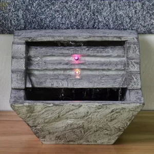 Zen’Light Fontaine D’intérieur Moderne En Résine Avec éclairage Led – H16 Cm achetez pas cher 11