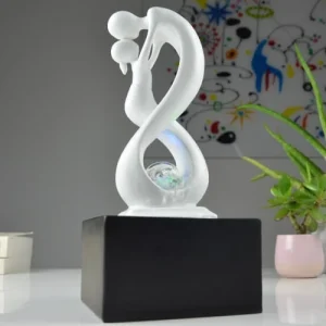 Zen’Light Fontaine D’intérieur Moderne En Résine Avec éclairage Led – H31cm luxe soldes 11