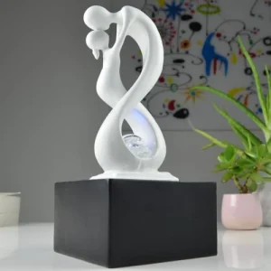 Zen’Light Fontaine D’intérieur Moderne En Résine Avec éclairage Led – H31cm luxe soldes 15