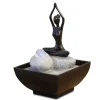 Livraison internationale Zen’Light Fontaine D’intérieur Zen En Résine Avec éclairage Led – H19cm 16