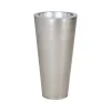 Aubry Gaspard Grand Vase Rond Et Haut En Zinc Titanium soldes 14