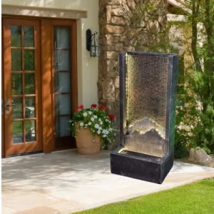 boutique pas cher Zen’Light Grande Fontaine De Jardin En Résiné – H100cm 18