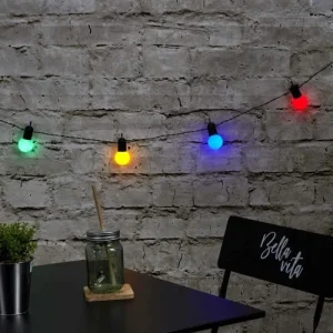 The Home Deco Factory Guilande Extérieure 10 Ampoules Led 2.70 M Multicolore Paiement sécurisé 10