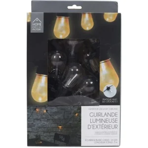 The Home Deco Factory Guirlande Extérieure 10 Ampoules Led 4,50 M Blanc Chaud mode pas chere 14